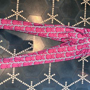 Goldsheep leggings size XS, pink and light blue